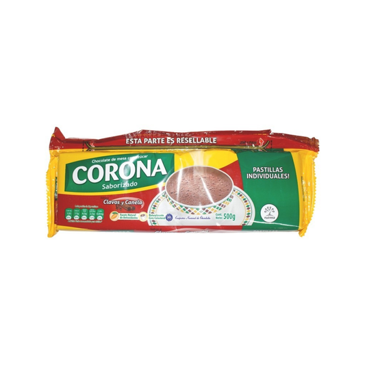 Chocolate Corona Clavos Y Canela 20 X 500 Gr