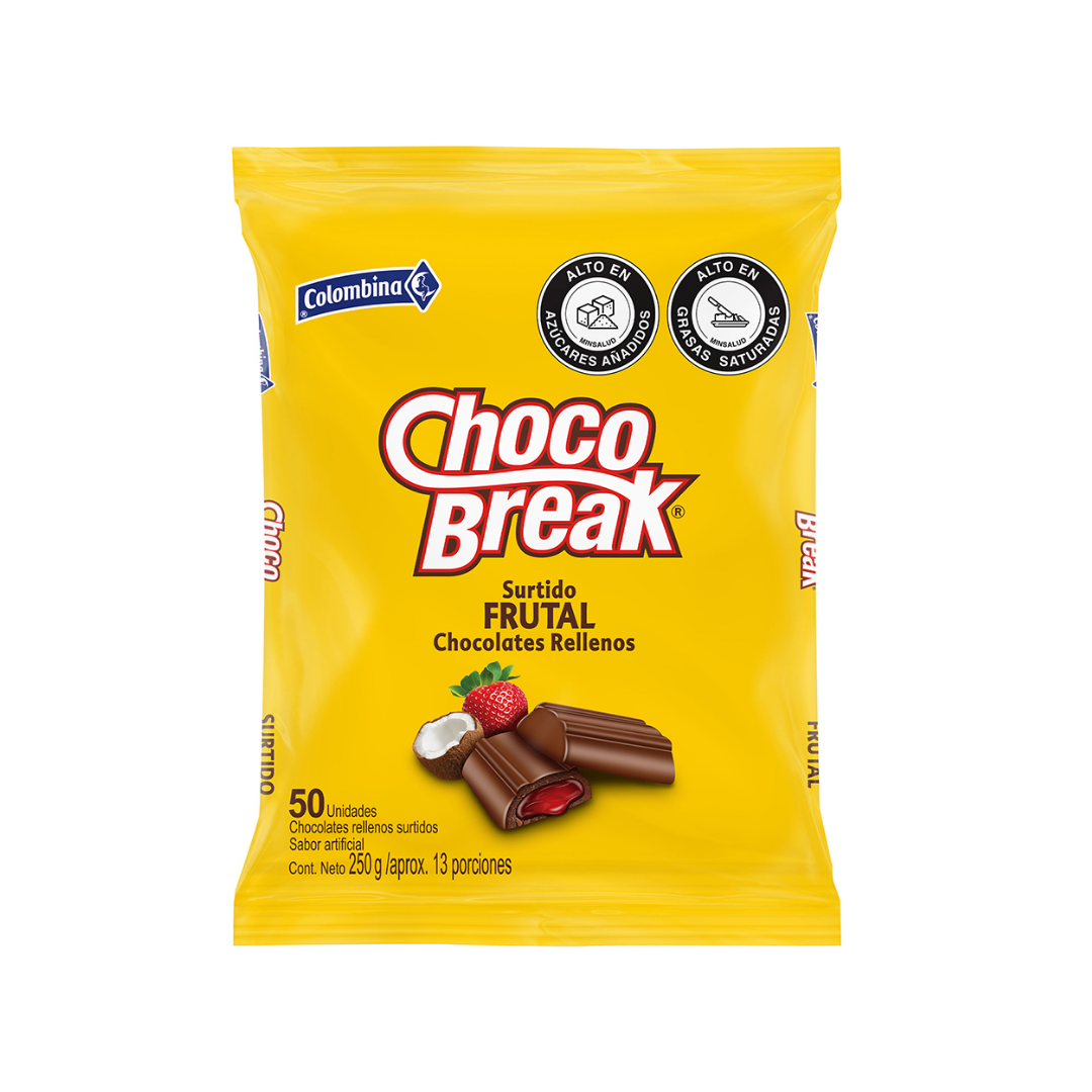 Chocolatina Chocobreak Surtido 18 X 50 X 250 Gr