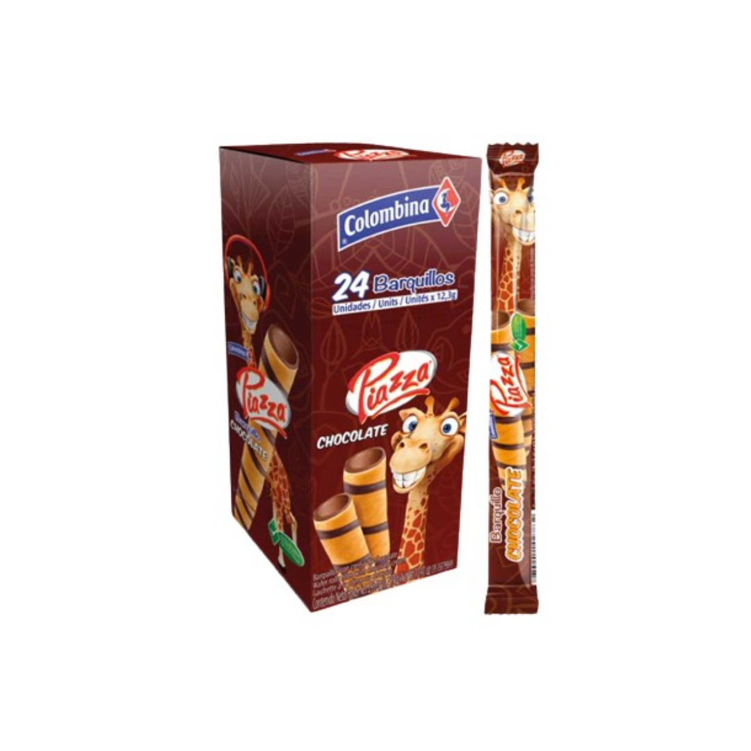 Colombina Piazza Jirafas Chocolate 24 X 295 Gr