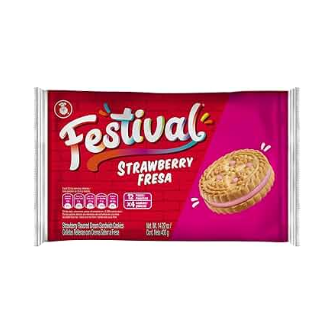 Galletas Festival Fresa 24 X 14.11 Oz