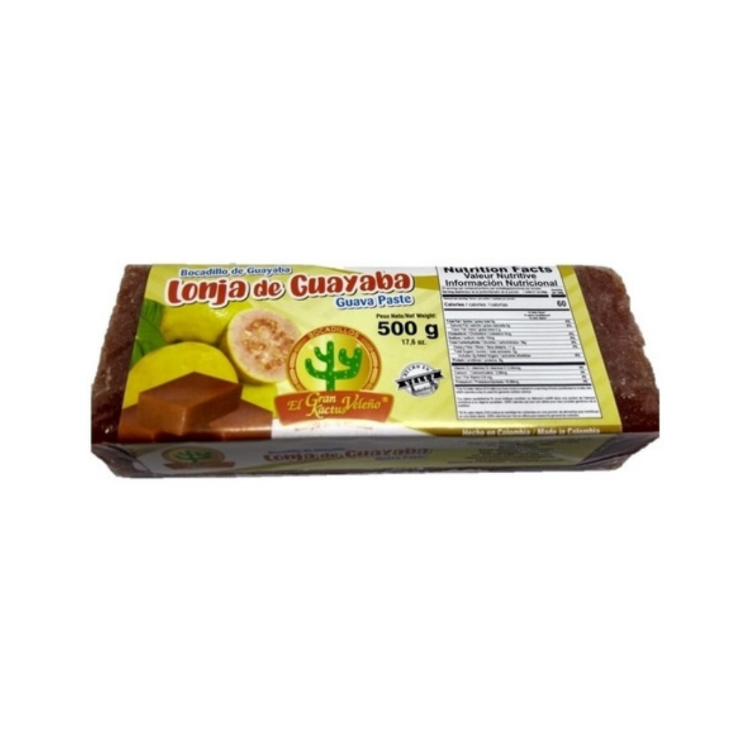 Gran Kactus Bocadillo Veleno Lonja De Guayaba 24 X 500 Gr