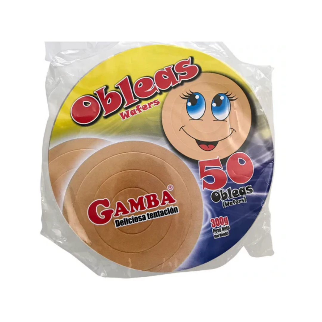 Obleas Gamba 24 X 50 X 300 Gr