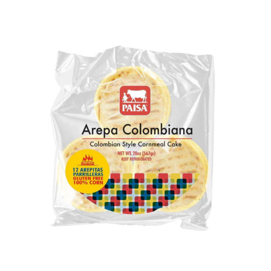 Paisa Arepitas Colombianas Parrilleras 12 X 20 Oz