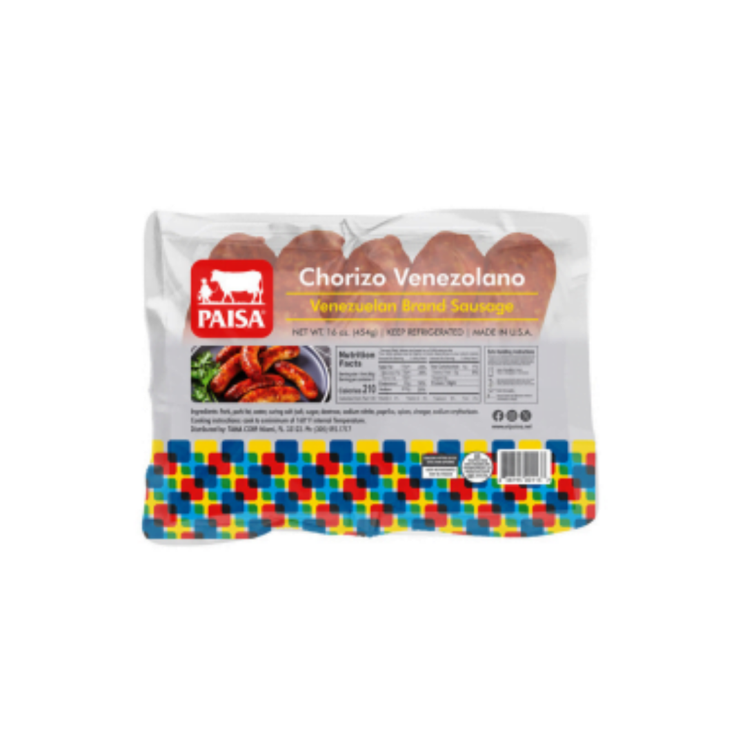 Paisa Chorizo Venezolano 12 X 1 Lb