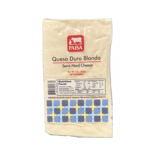 Paisa Queso Duro Blando 12 X 10 Oz